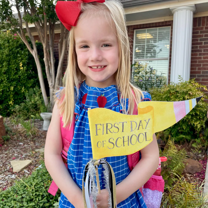 First Day of School Party Pennant (Back to School)