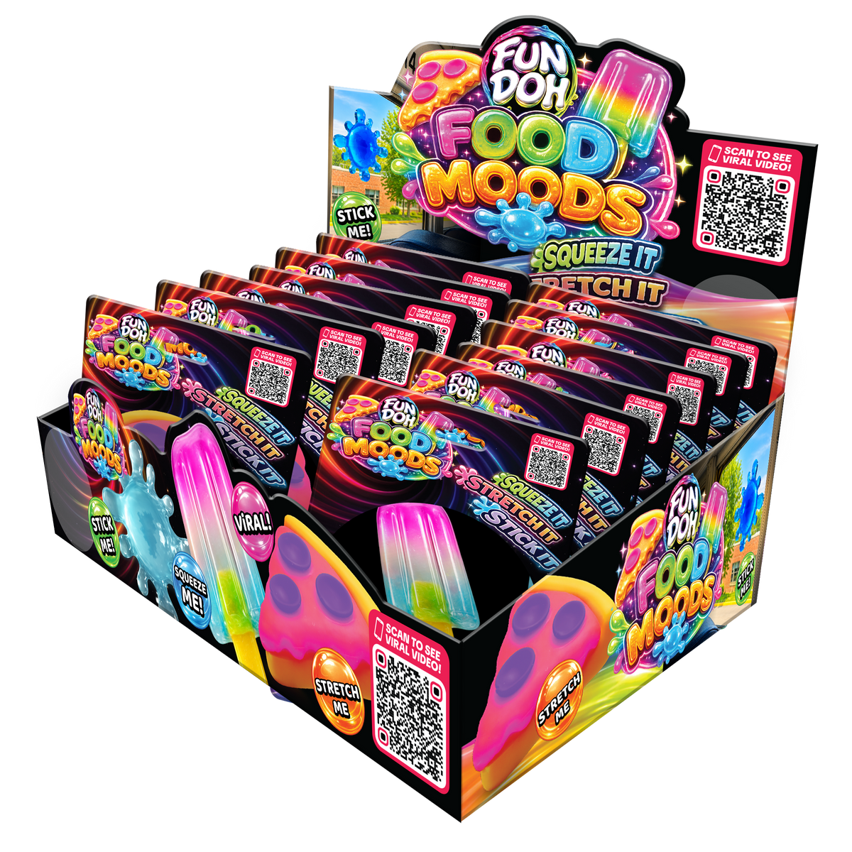 Fun Doh Food Moods Snack Attack Squishy | Assorted