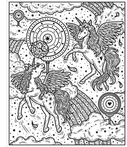 Unicorn World Magic Painting Book : Usborne