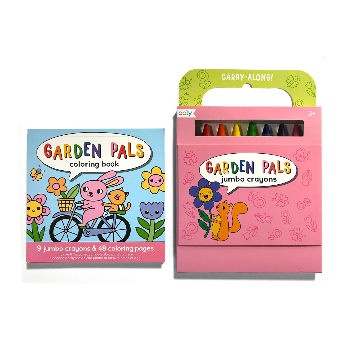 Carry-Along: Coloring Book Set | Garden Pals