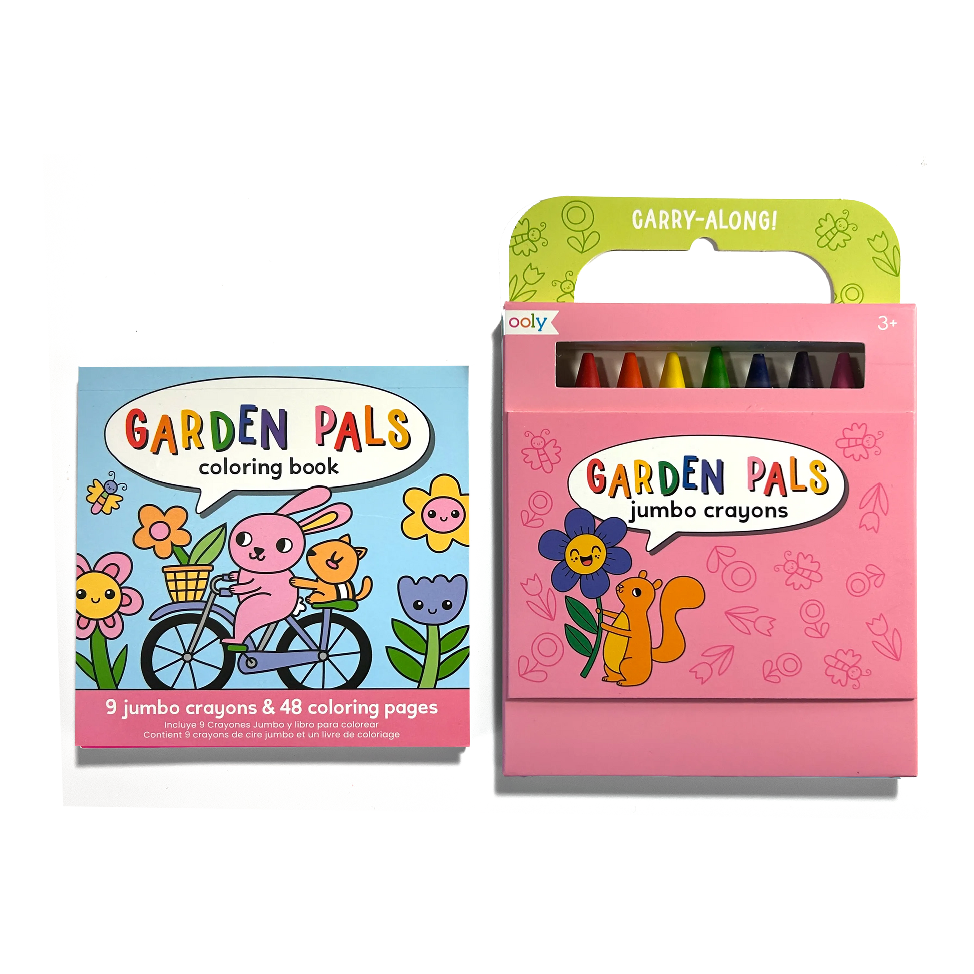 Carry-Along: Coloring Book Set | Garden Pals
