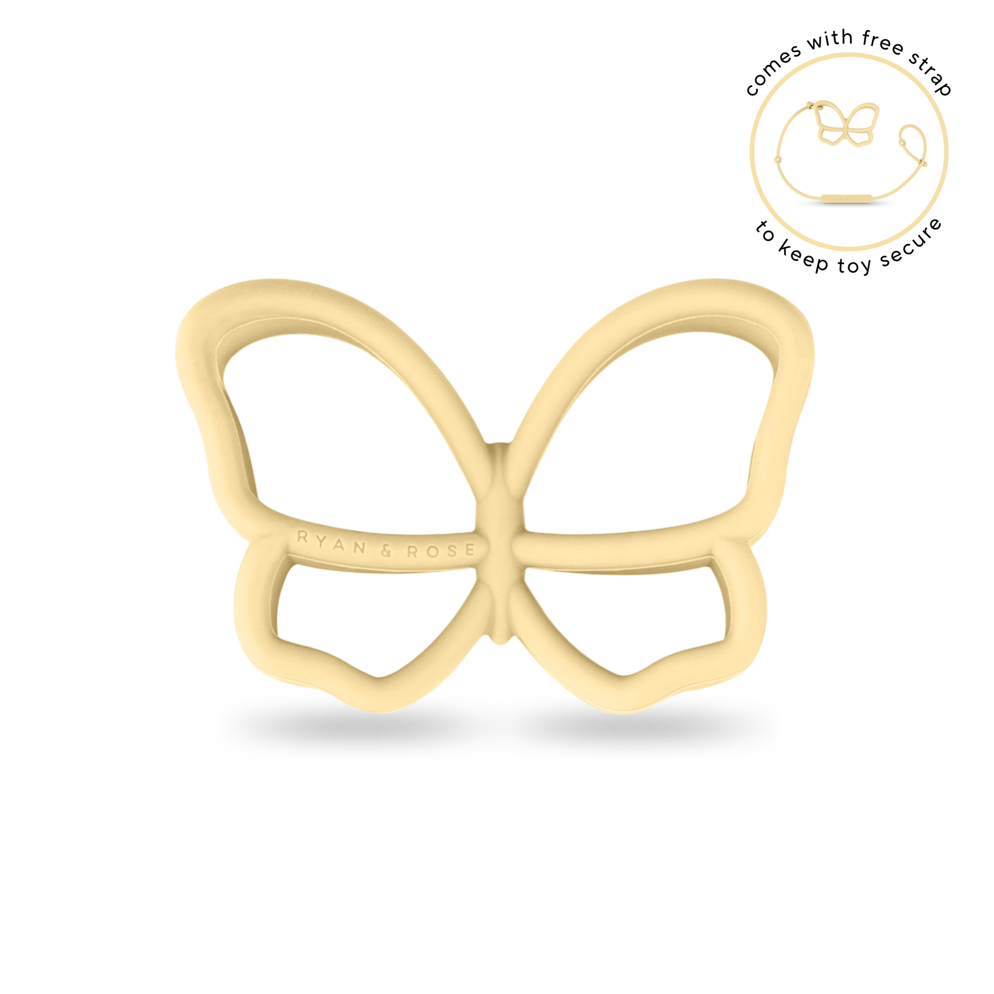 Butterfly Teether Toy + Strap