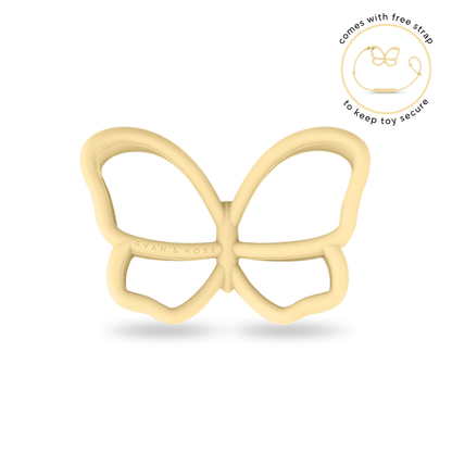 Butterfly Teether Toy + Strap