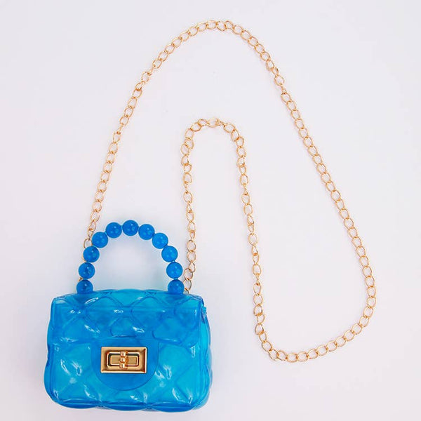 Clear Jelly Purse: Pink