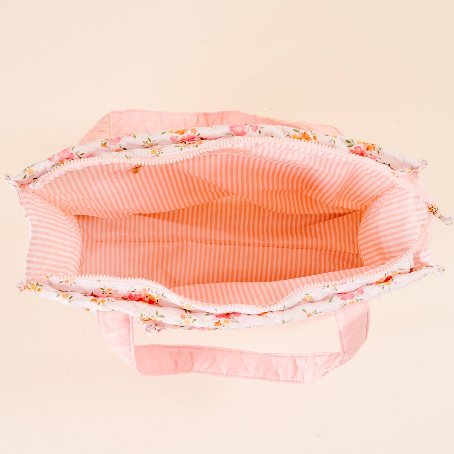 The Everyday Quilted Tote Bag-Endless Daydream Cream