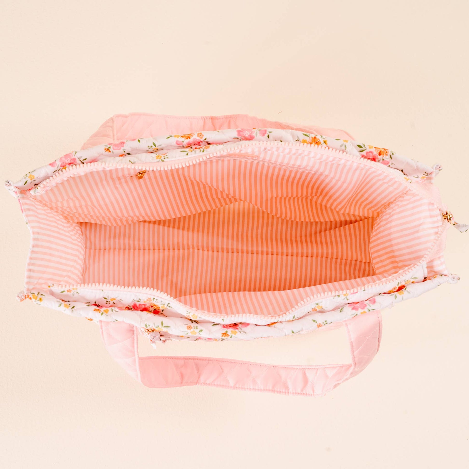 The Everyday Quilted Tote Bag-Endless Daydream Cream