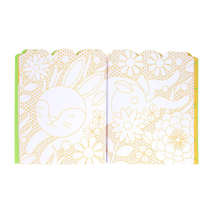 Bunnies Coloring Book + Stickers