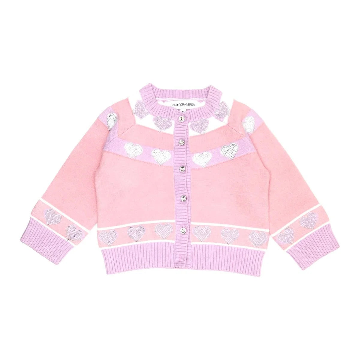Alessia Crystal Heart Cardigan