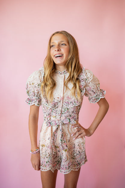 Chiara Embroidered Romper