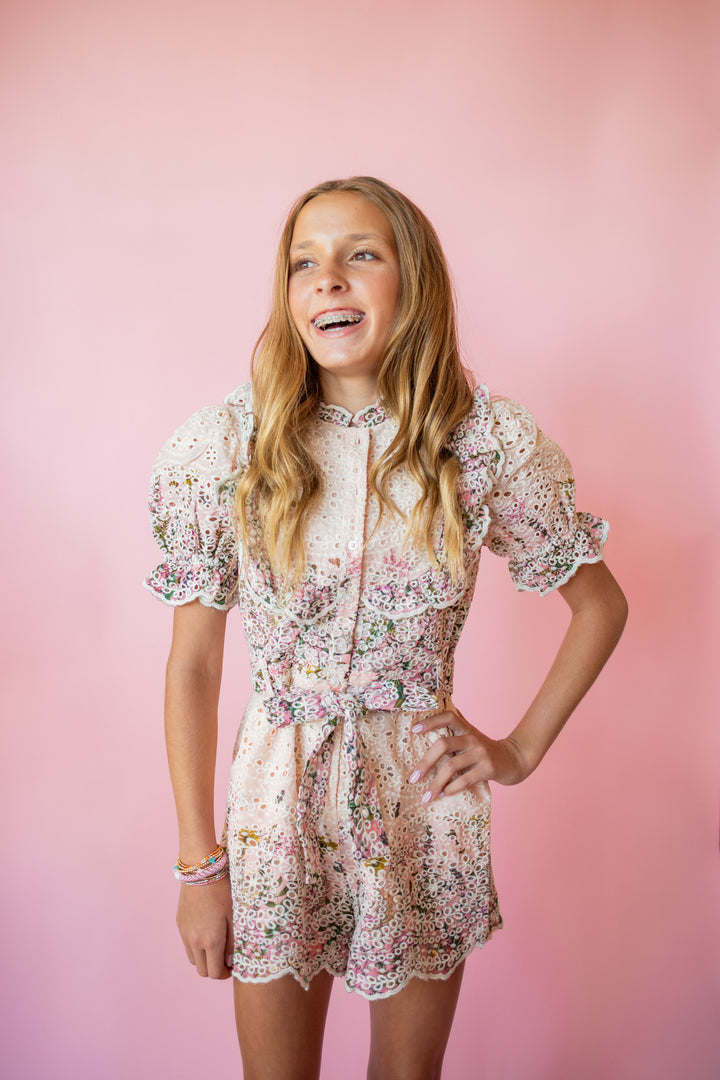 Chiara Embroidered Romper