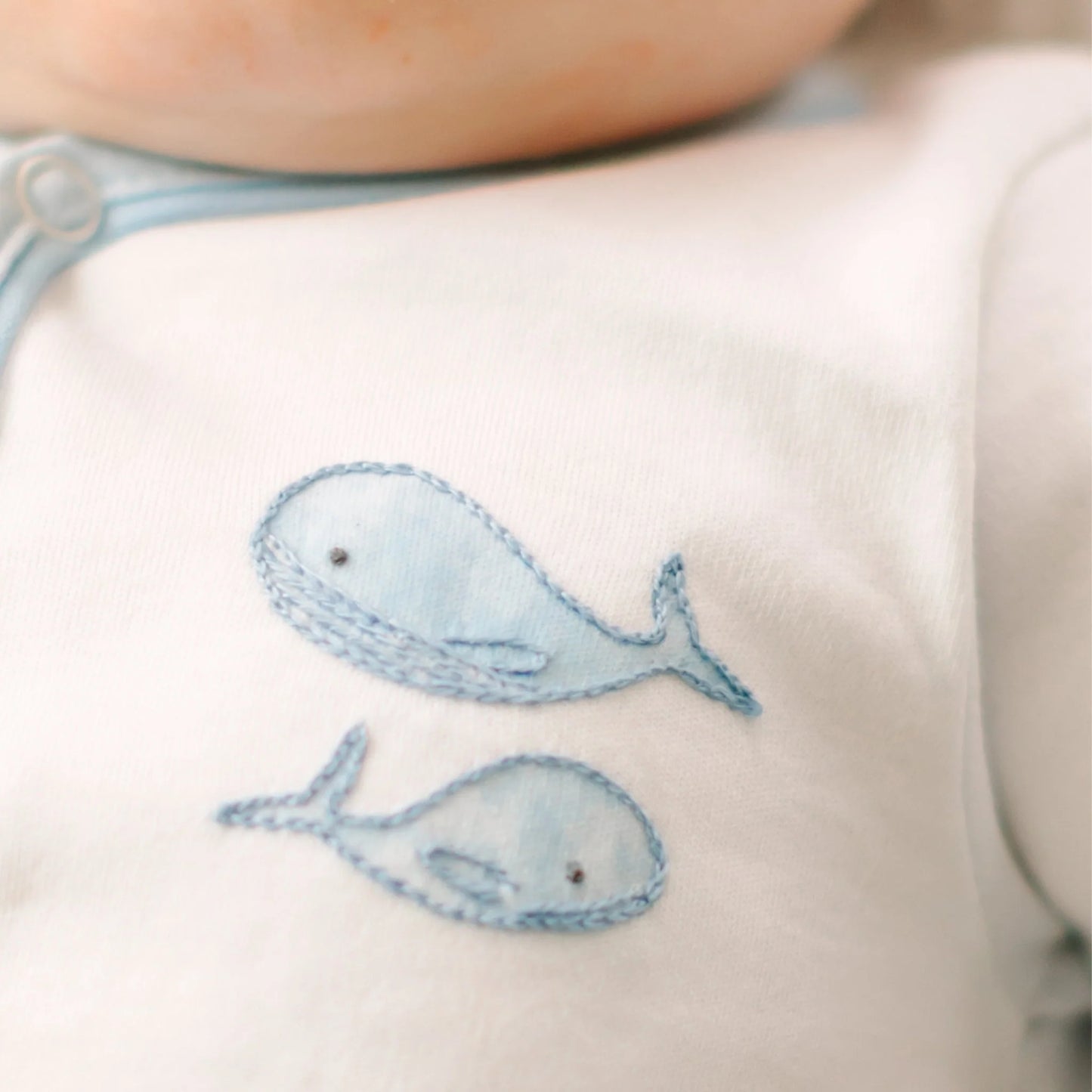 Azure Whales Bubble | Light Blue