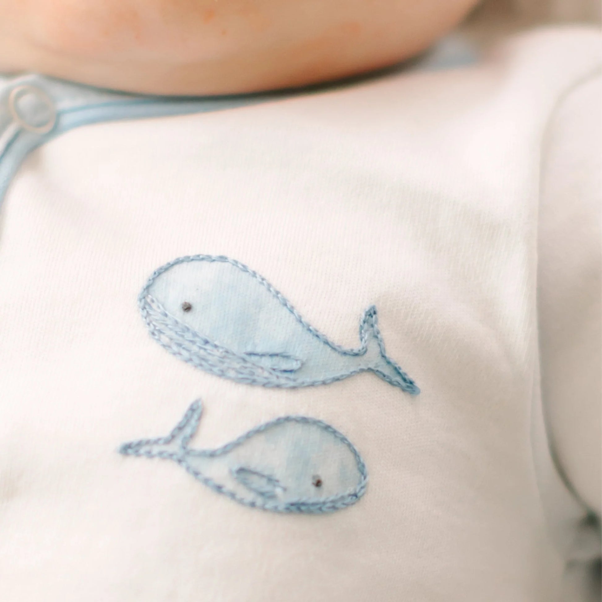 Azure Whales Bubble | Light Blue