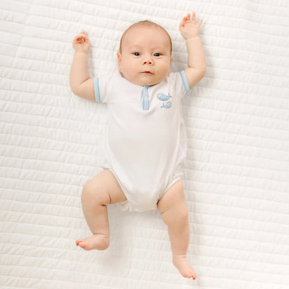 Azure Whales Bubble | Light Blue