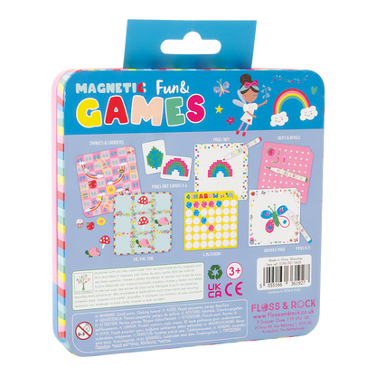 Magnetic Fun & Games Tin | Rainbow Fairy