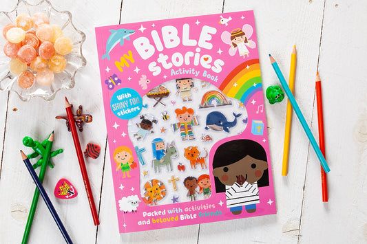 My Bible Stories Activity Book | Pink