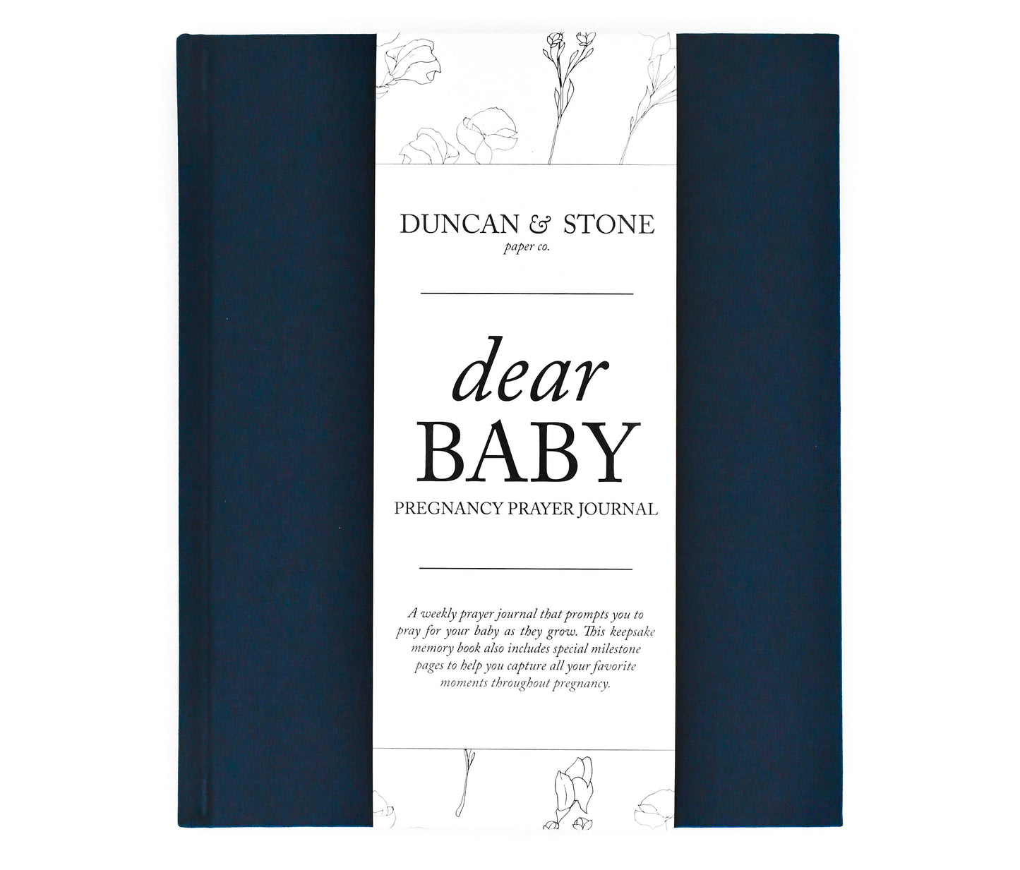 Dear Baby: A Pregnancy Prayer Journal & Memory Book for Moms | Ivory