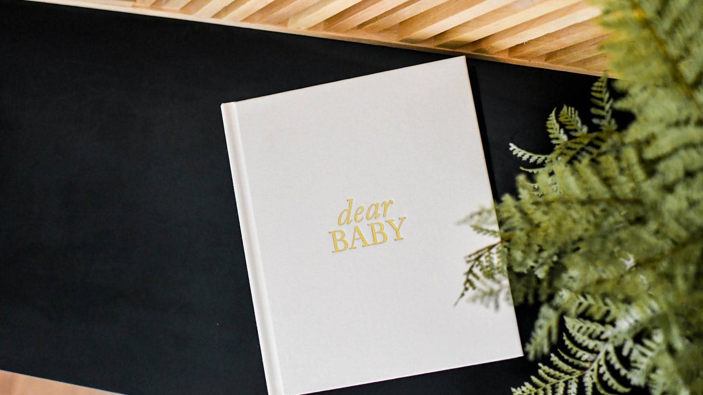 Dear Baby: A Pregnancy Prayer Journal & Memory Book for Moms | Ivory