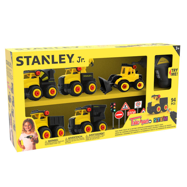 Red Toolbox Stanley Jr. Take Apart 5 Piece Set & Screwdriver