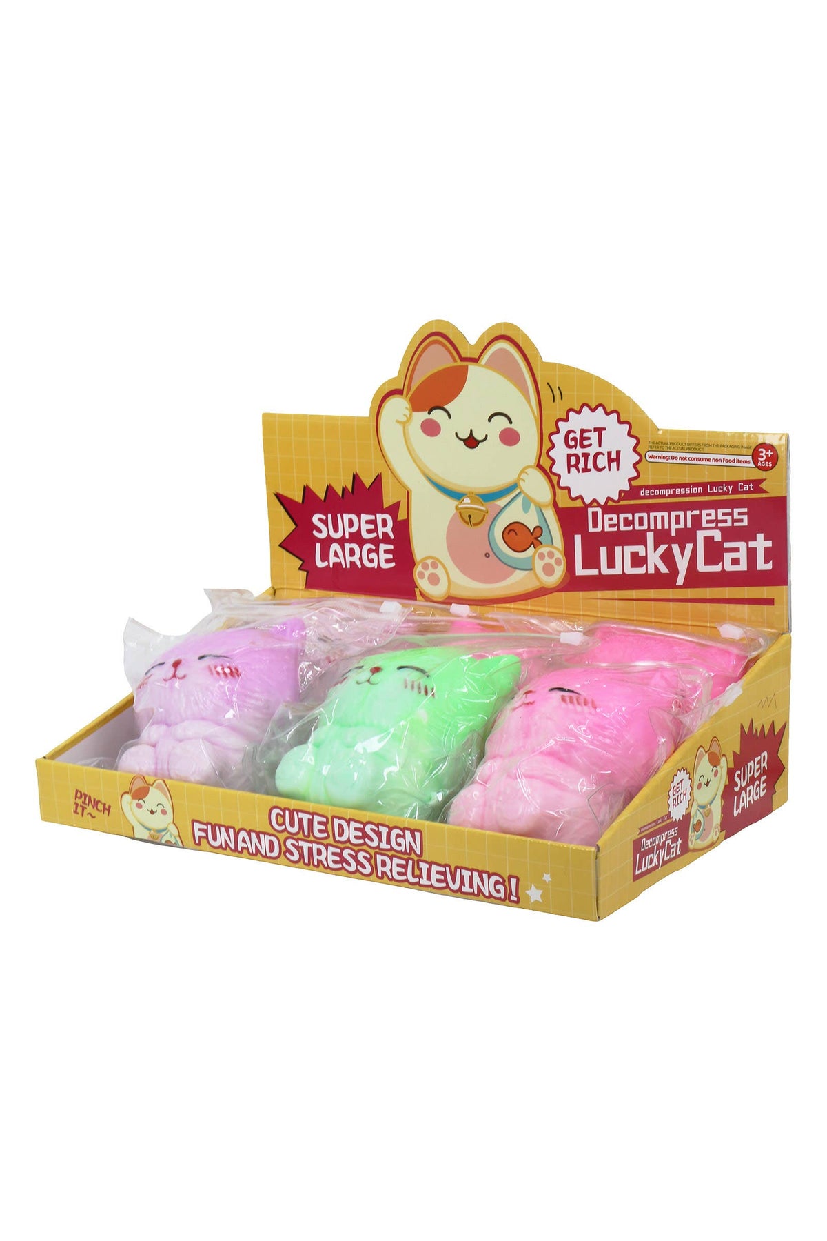 Big Fluffy Kitty Cat Slime Filled Squishy | Assorted