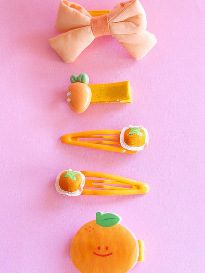 Clementine Puffy Bow Set