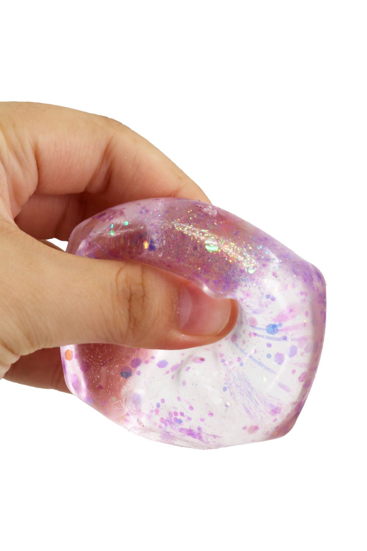 Mini Glittery Cube Maltose Putty Filled Squishy | Assorted