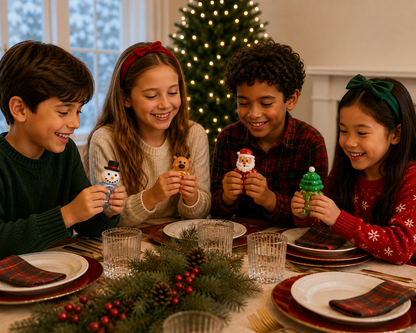 Christmas Holiday Glitter Maltose Mini Squishy | Assorted