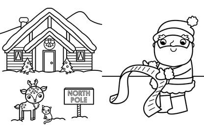 My Busy Christmas Coloring Book