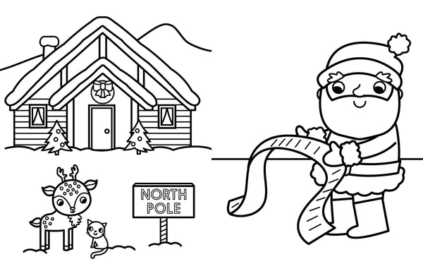 My Busy Christmas Coloring Book