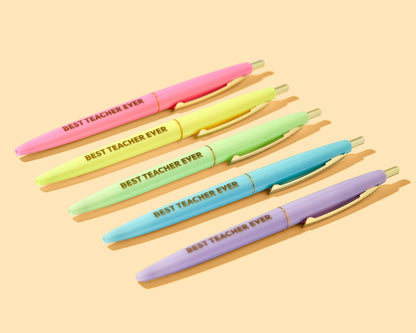 Pen Set | "Best Teacher Ever"