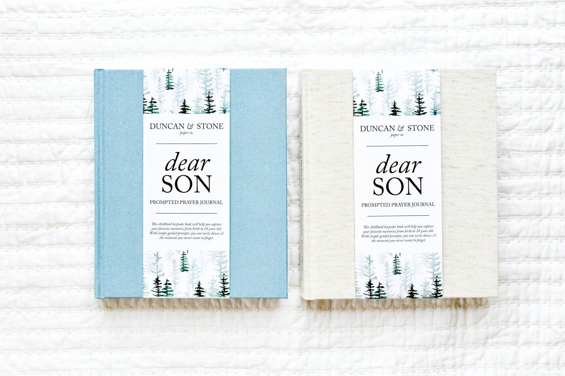 Dear Son Childhood Keepsake Book | Cream