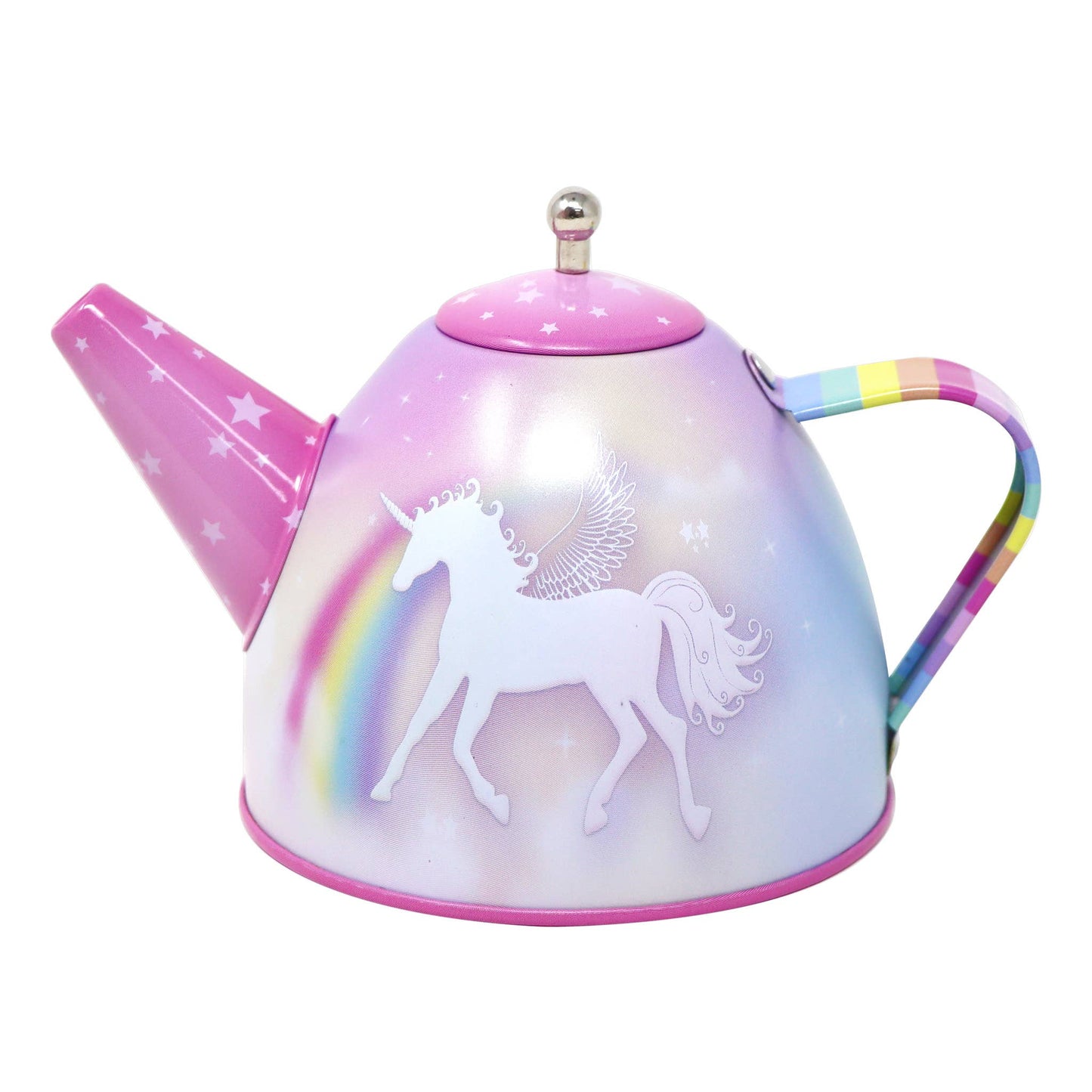 Unicorn Dreamer 15 Piece Tin Tea Set In Carry Case