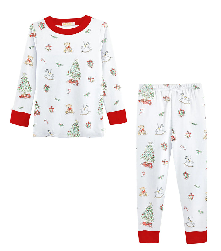 Christmas Tree Printed Pima Kid Set