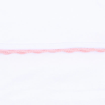 Baby Joy Pink Crochet Trim Converter