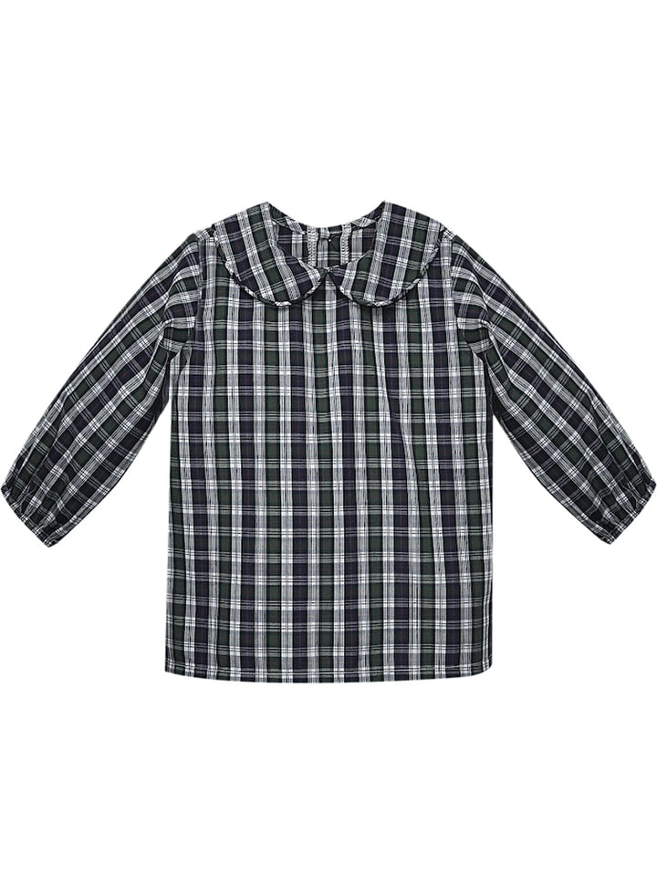 Dakota Shirt, Navy Plaid
