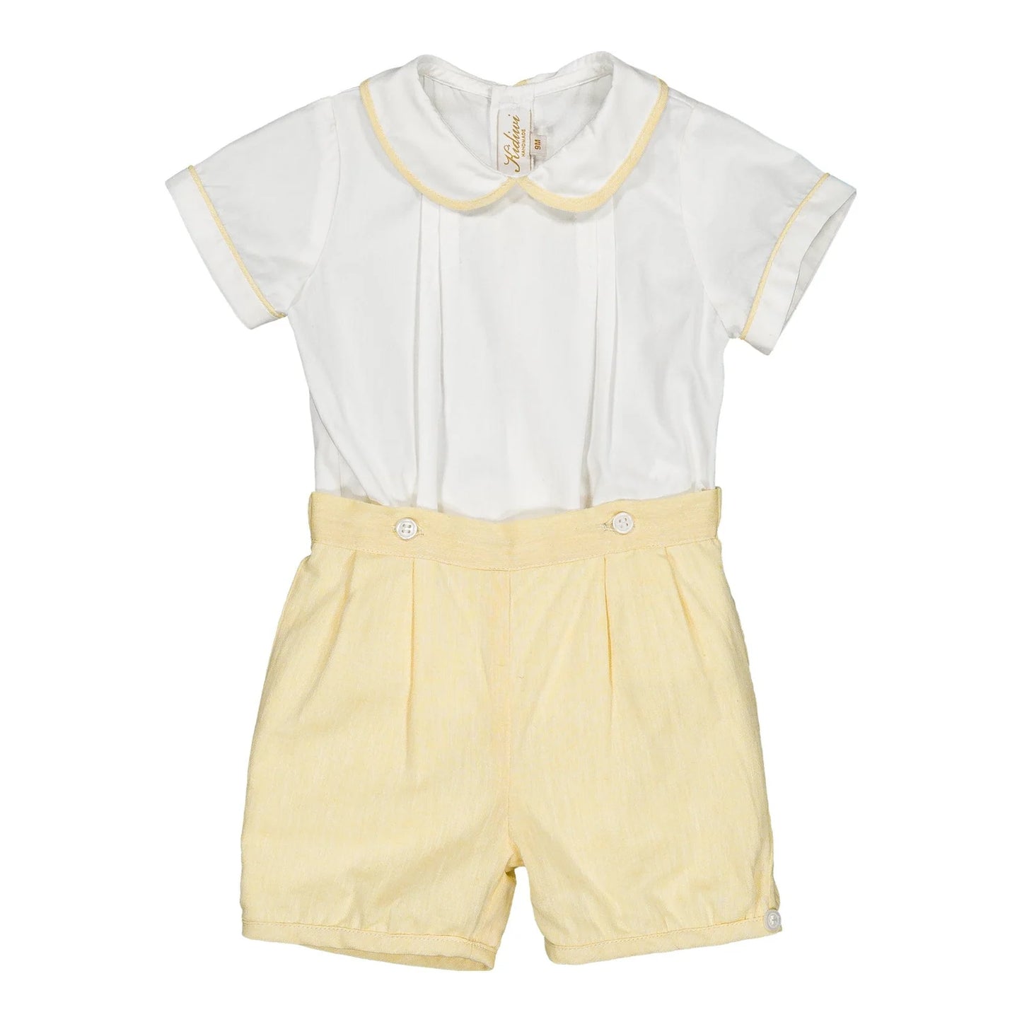 Barnabé Set I Yellow Cotton-Linen