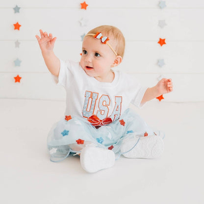 USA Sequin Stars Tutu - Fourth of July - Kids Clothing