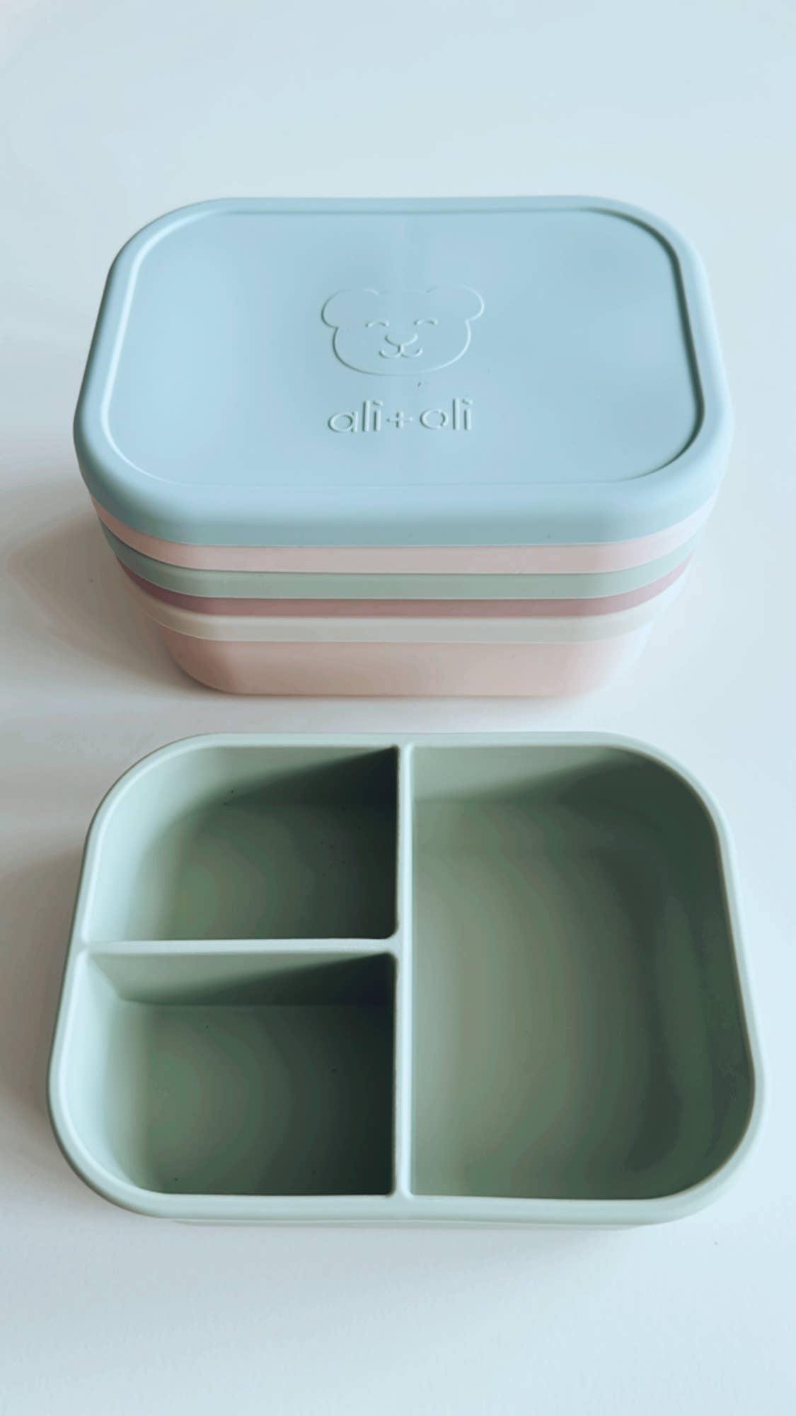 Ali+Oli Leakproof Silicone Bento Box | Dream Blue