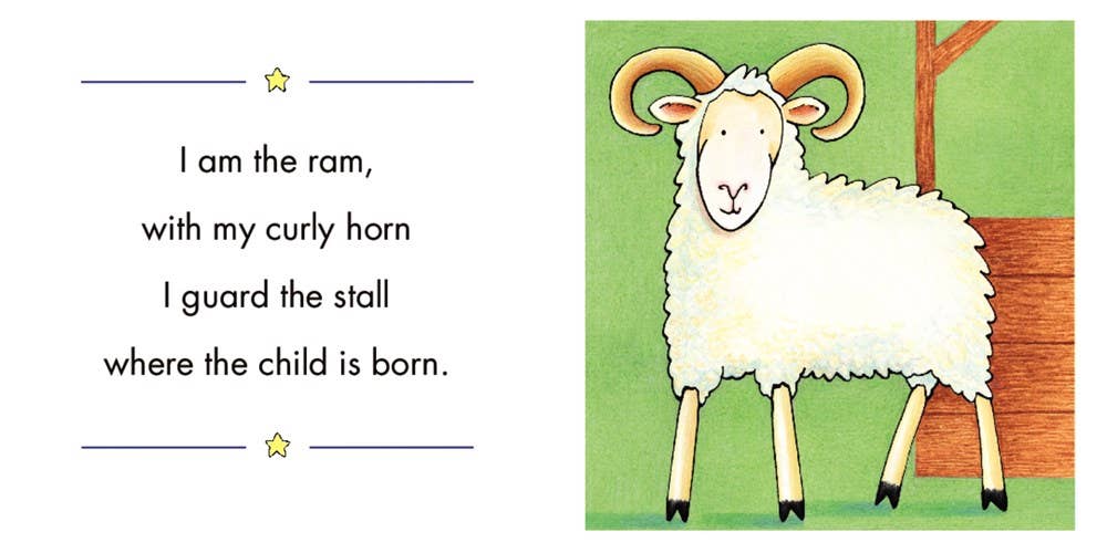 Christmas in the Manger | Padded Board Book