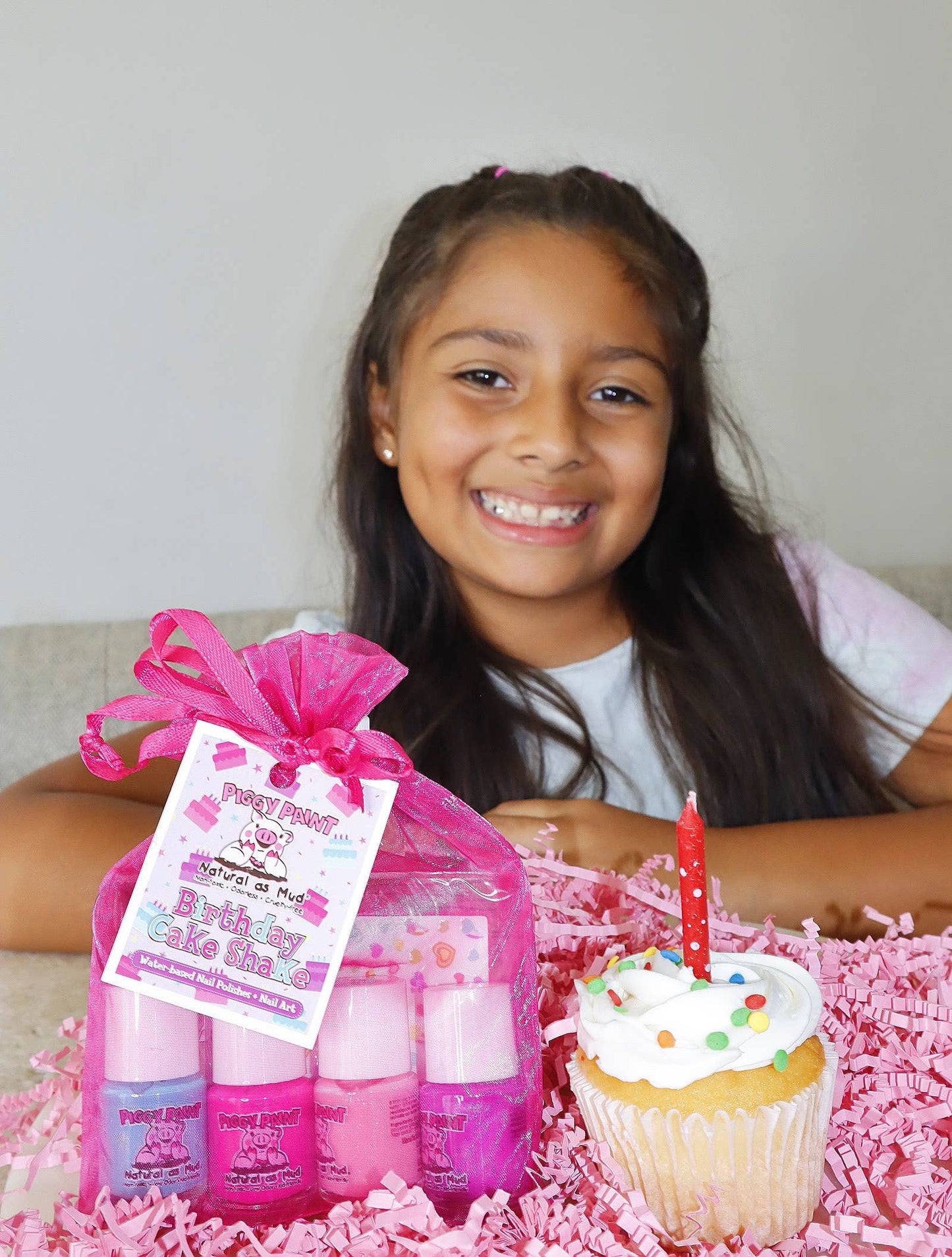 Birthday Cake Shake Gift Set Non-Toxic Kids Nail Polish