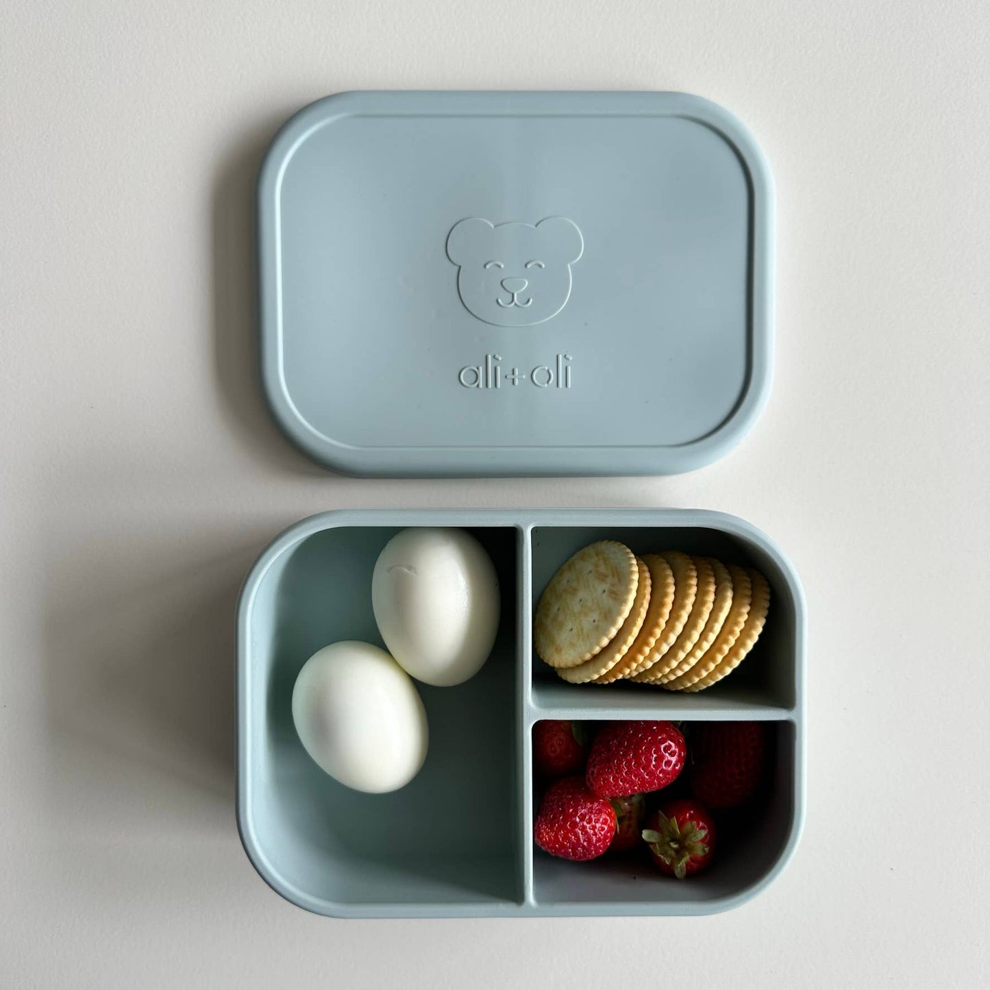 Ali+Oli Leakproof Silicone Bento Box | Dream Blue