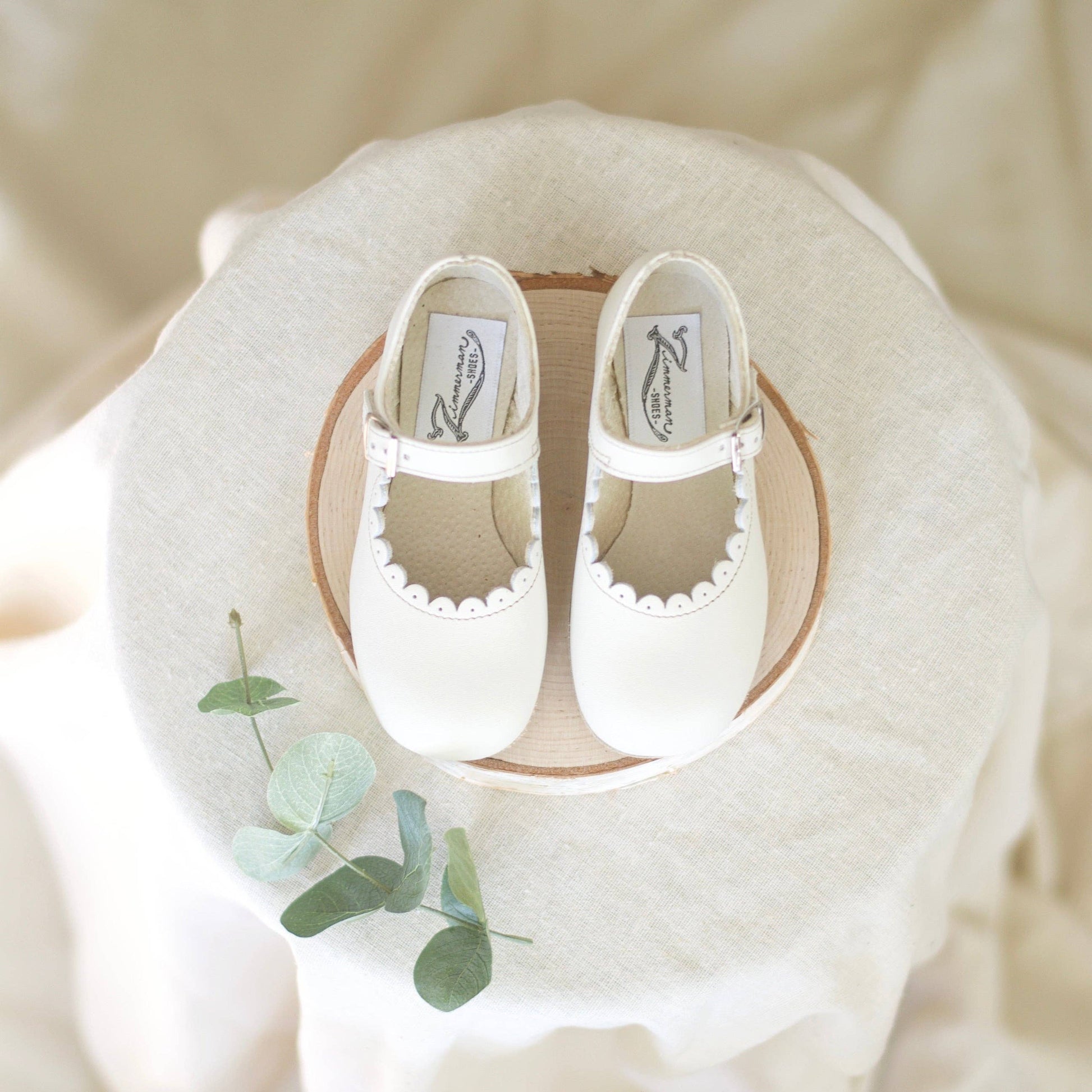 Scalloped Mary Jane | Pearl