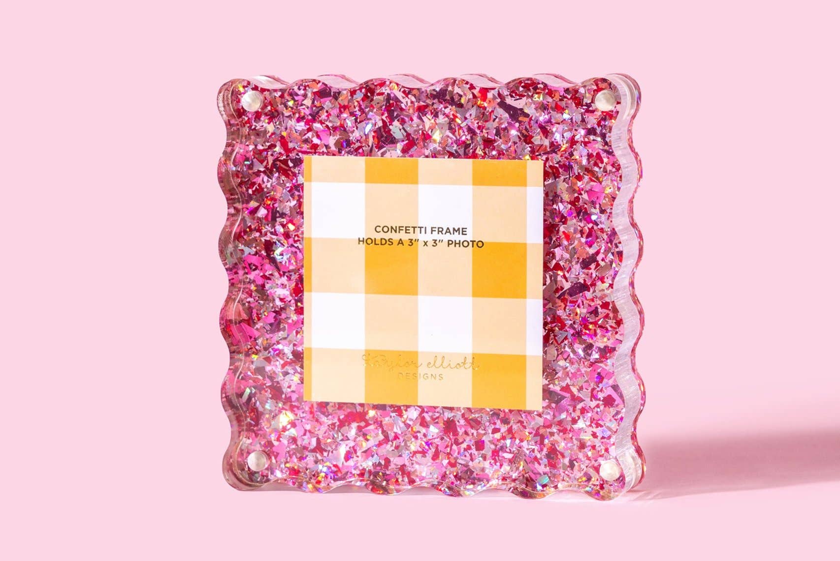 Acrylic Picture Frame | Pink Confetti