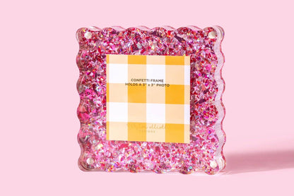 Acrylic Picture Frame | Pink Confetti