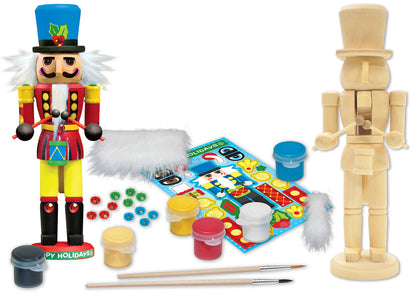 Nutcracker Drummer Wood Paint Set