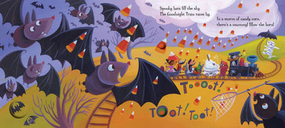 Goodnight Train Halloween Board Book | June Sobel