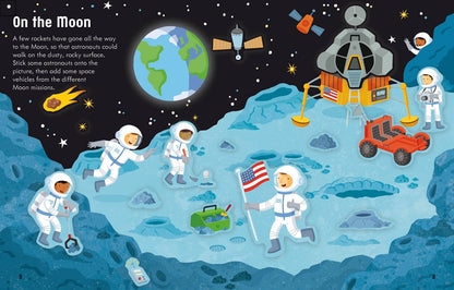 First Sticker Book Space | Usborne