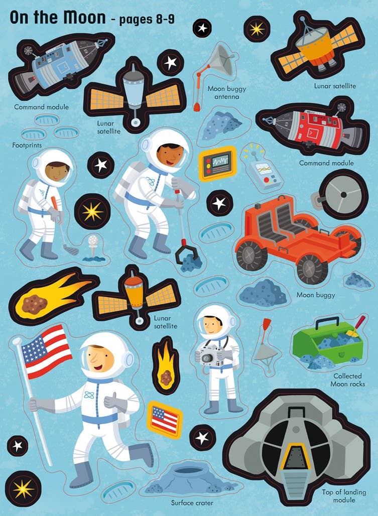 First Sticker Book Space | Usborne