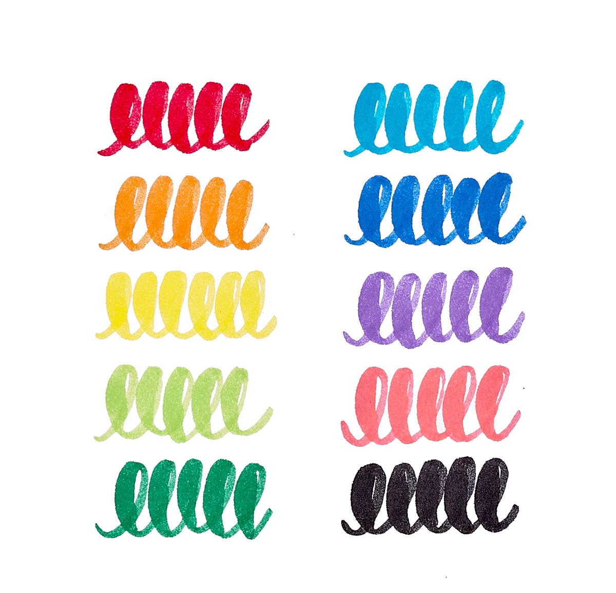Big Bright Brush Markers | Set of 10