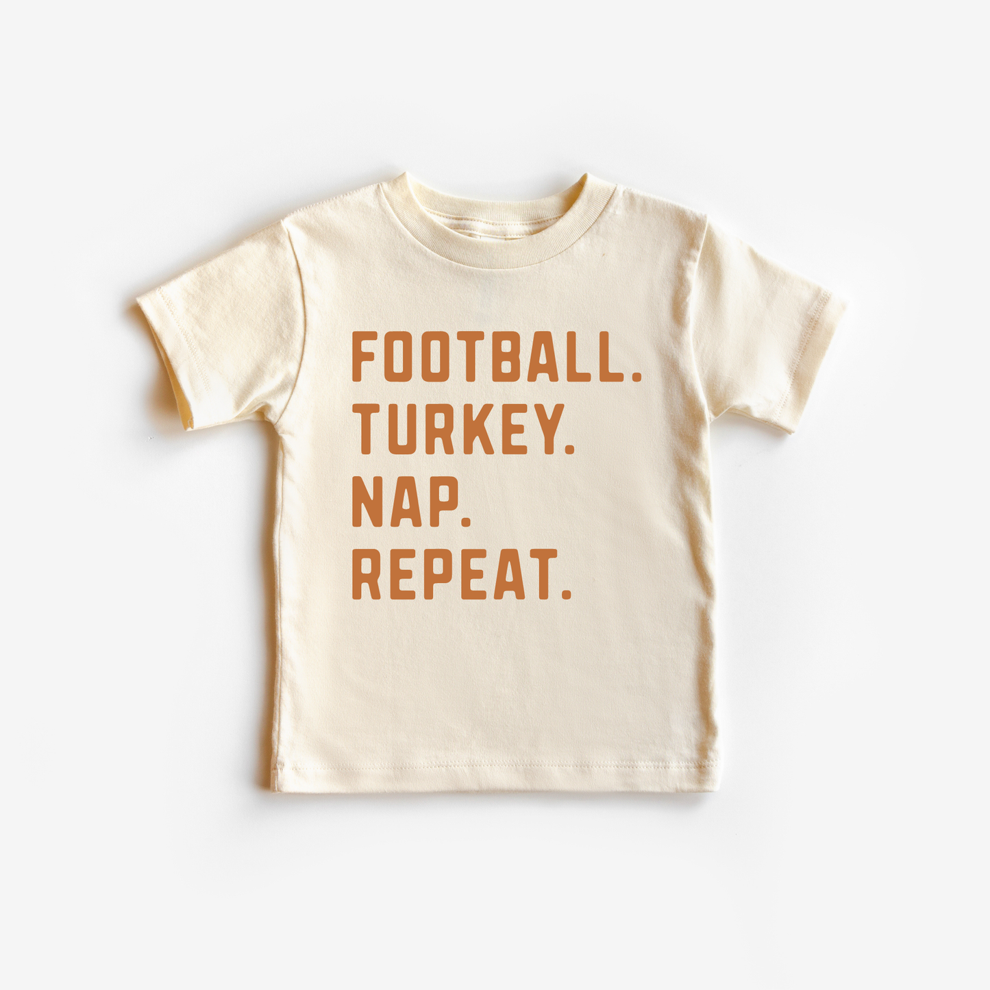 Football Turkey Nap Thanksgiving Toddler and Youth Shirt