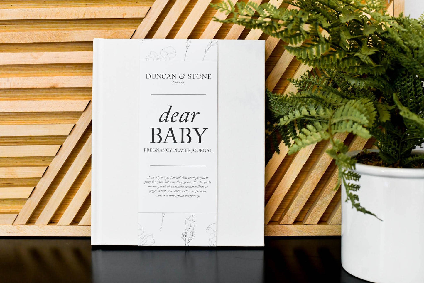 Dear Baby: A Pregnancy Prayer Journal & Memory Book for Moms | Ivory